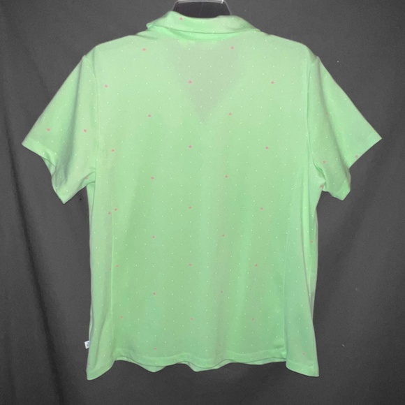 Pale Lime Green Golf Shirt - Picture 3 of 6